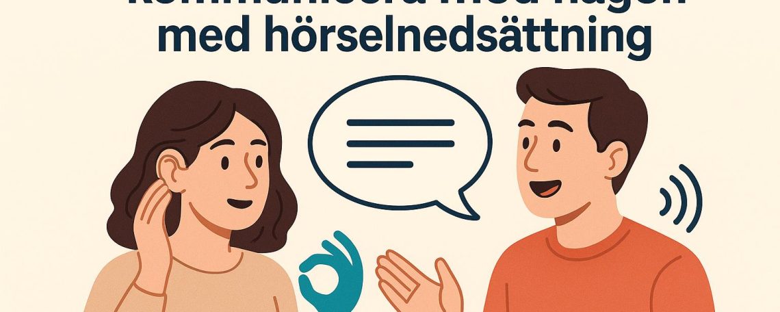 De bästa strategierna för att kommunicera med någon med hörselnedsättning