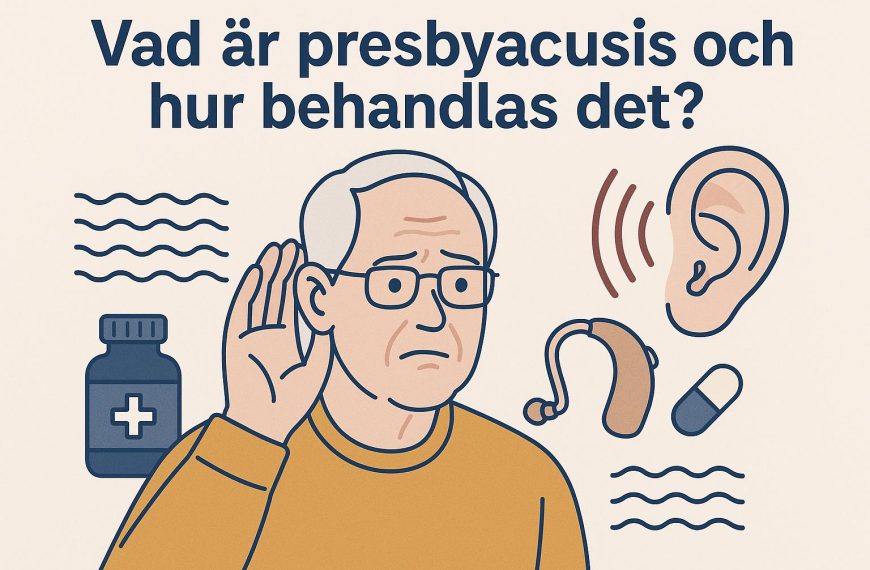 Vad är presbyacusis och hur behandlas det?