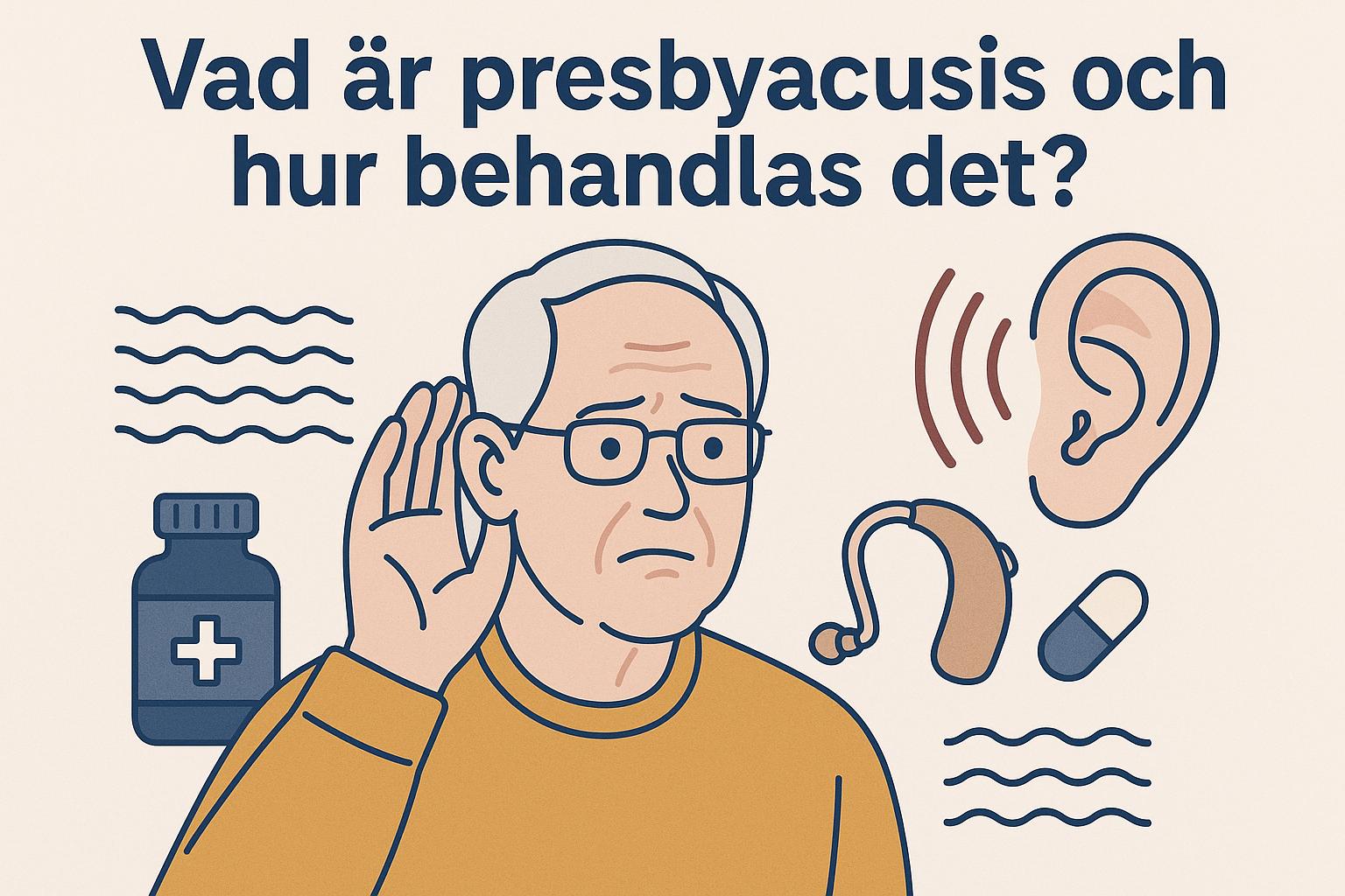 Vad är presbyacusis och hur behandlas det?