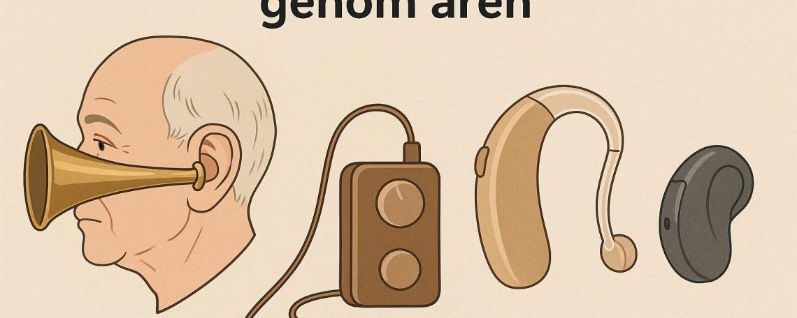 Hörapparatens utveckling genom åren