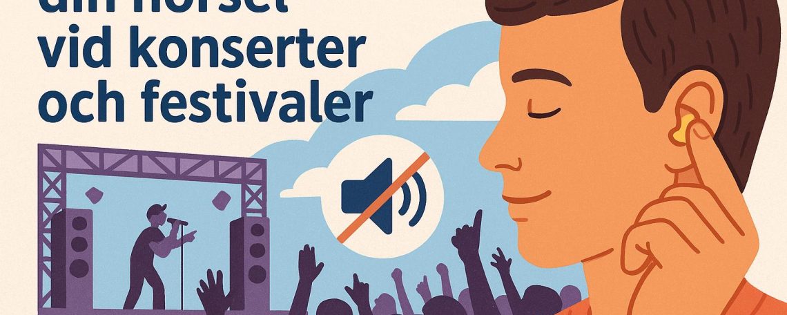 Hur du kan skydda din hörsel vid konserter och festivaler