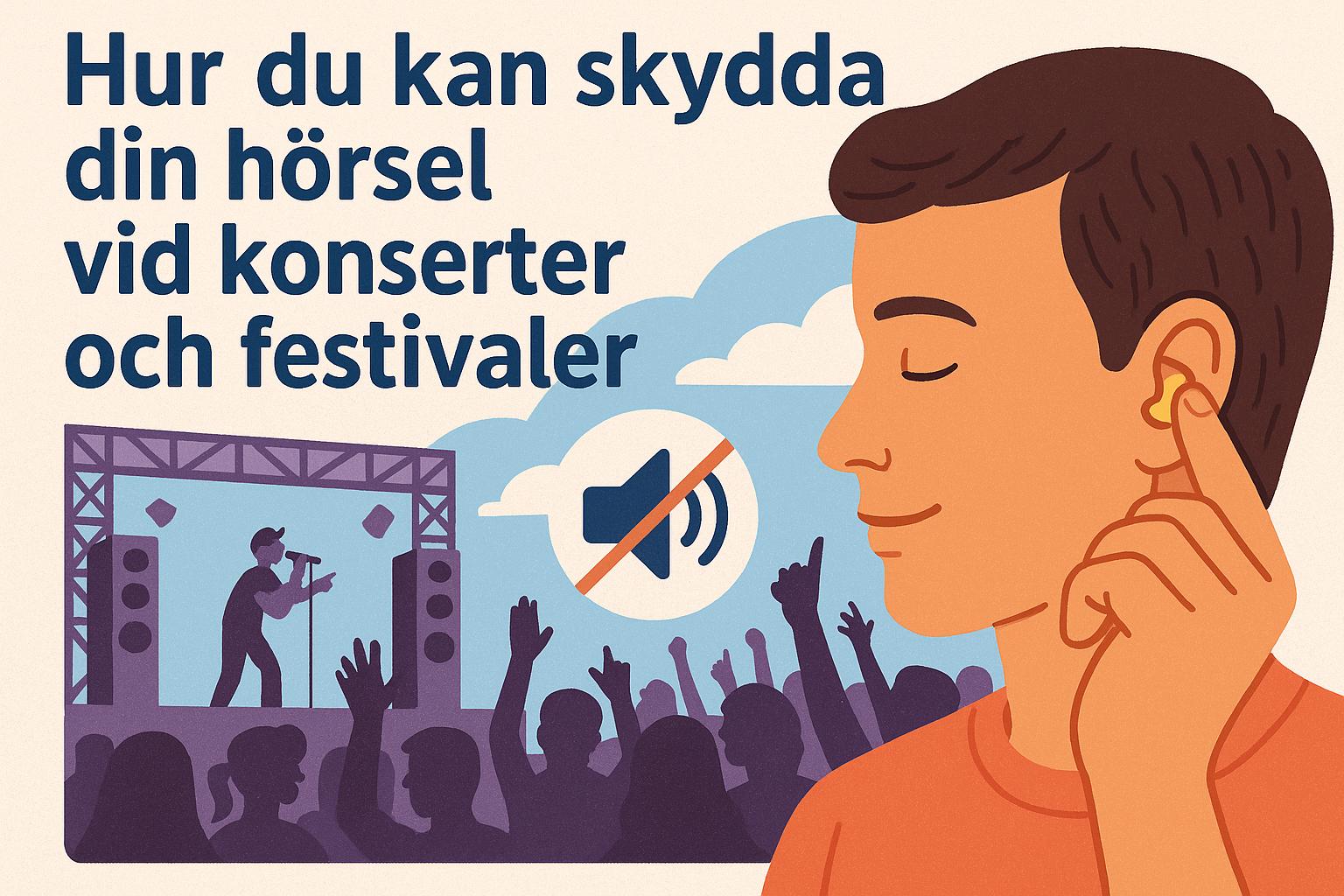 Hur du kan skydda din hörsel vid konserter och festivaler