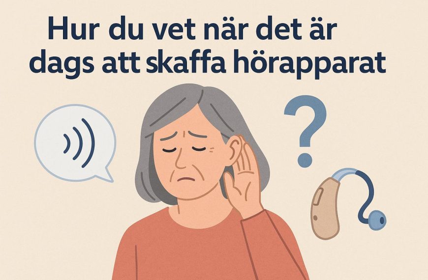 Hur du vet när det är dags att skaffa hörapparat