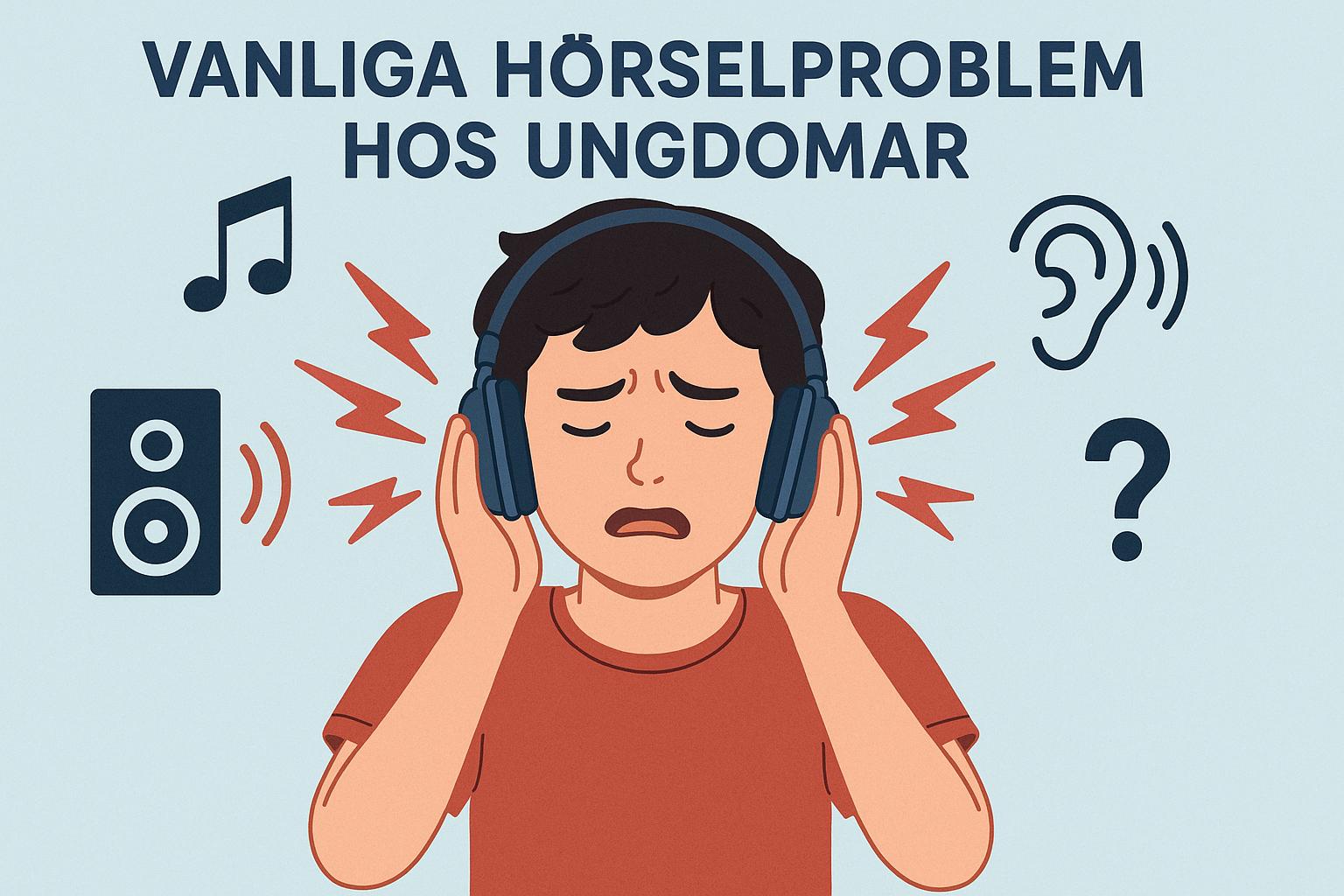 Vanliga hörselproblem hos ungdomar