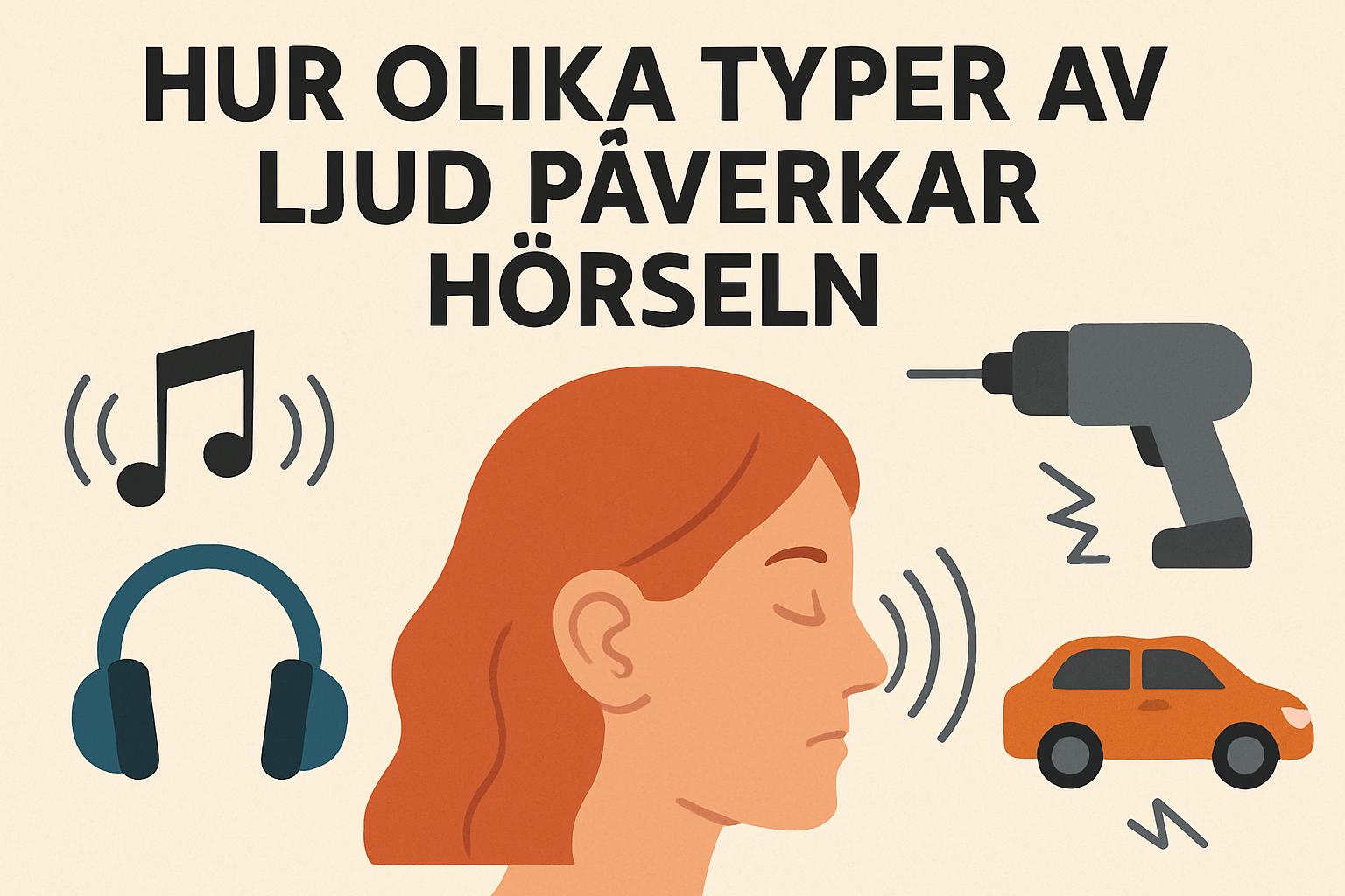 Hur olika typer av ljud påverkar hörseln