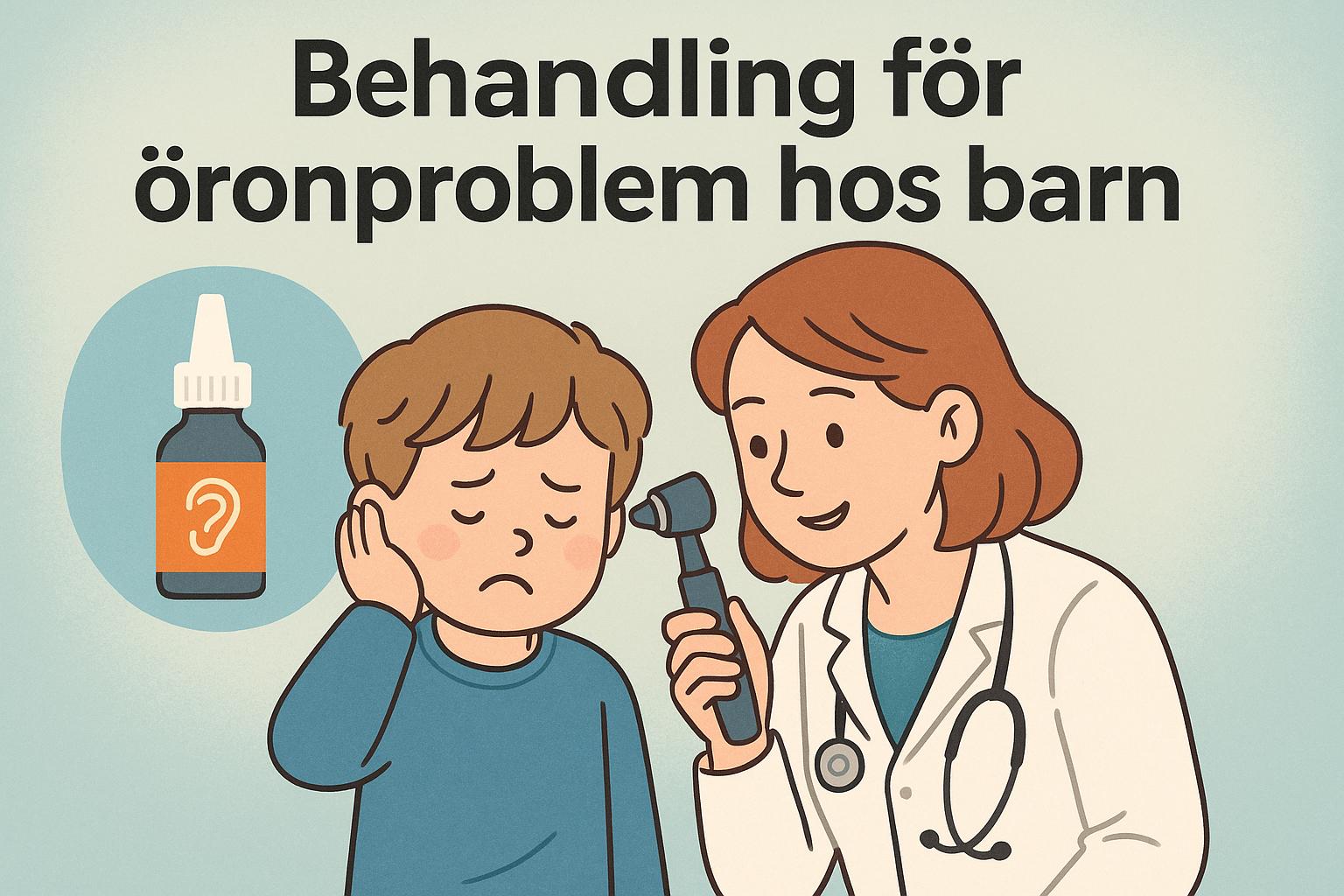 Behandling för öronproblem hos barn