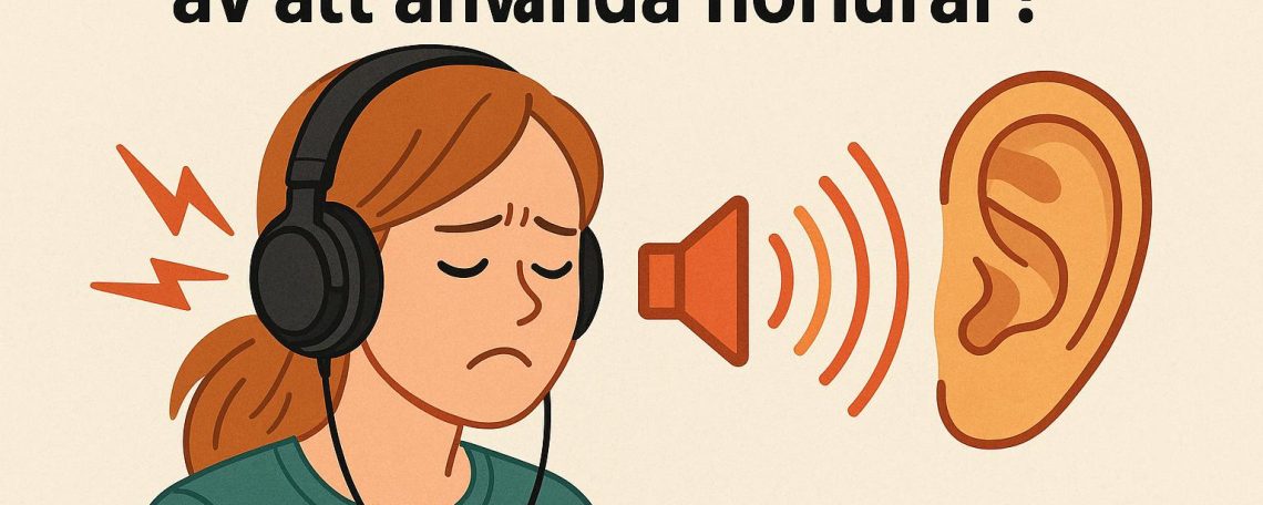 Kan du få hörselskador av att använda hörlurar?