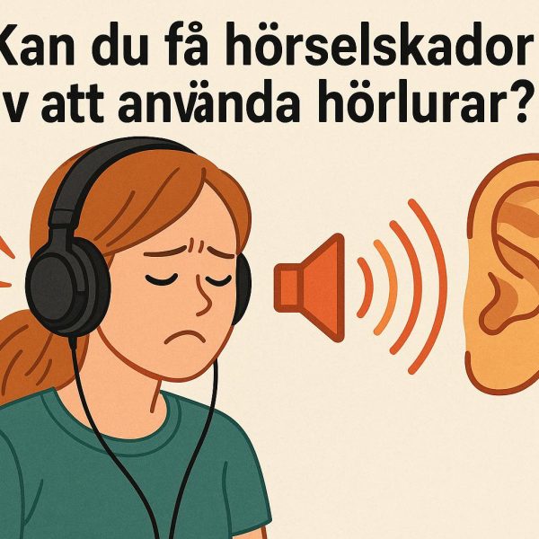 Kan du få hörselskador av att använda hörlurar?