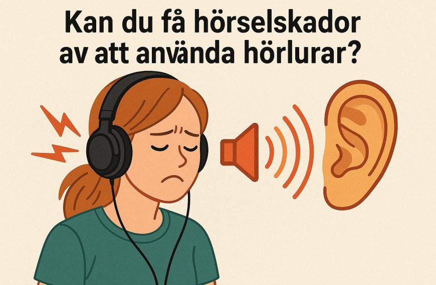 Kan du få hörselskador av att använda hörlurar?