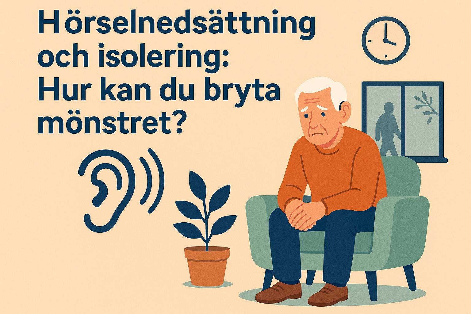 Hörselnedsättning och isolering: Hur kan du bryta mönstret?