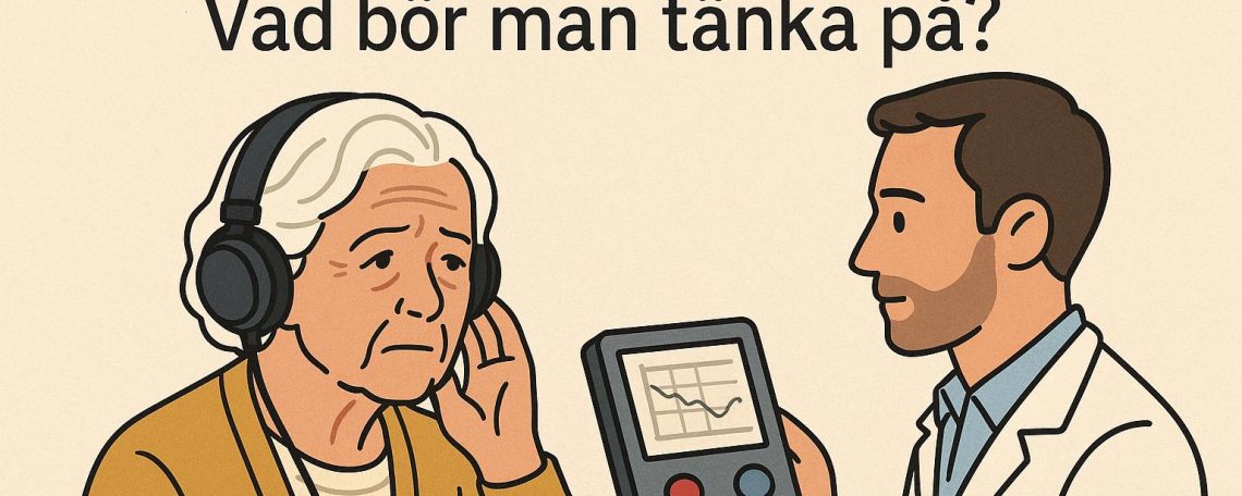Hörseltest för äldre: Vad bör man tänka på?