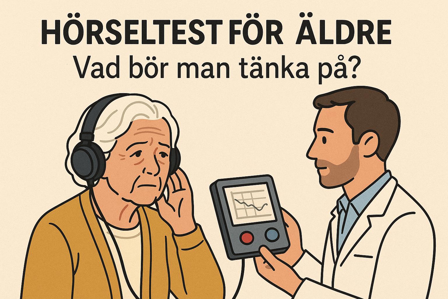 Hörseltest för äldre: Vad bör man tänka på?