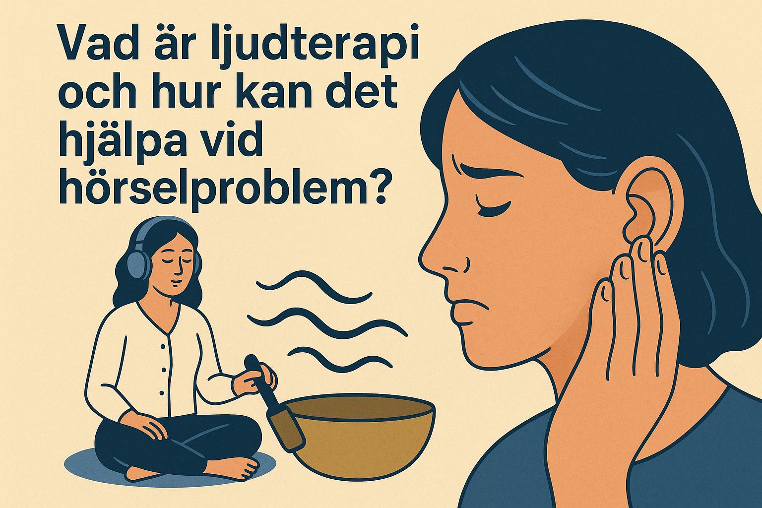 Vad är ljudterapi och hur kan det hjälpa vid hörselproblem?