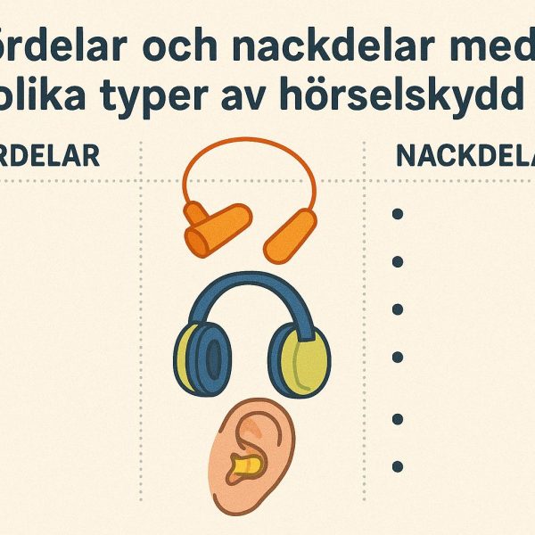 Fördelar och nackdelar med olika typer av hörselskydd