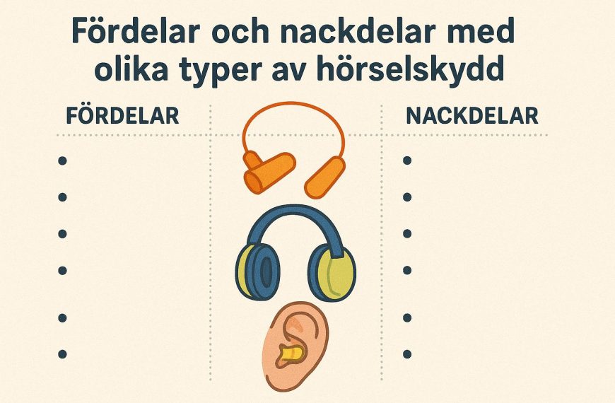 Fördelar och nackdelar med olika typer av hörselskydd