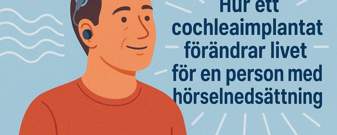 Hur en cochleaimplantat förändrar livet för en person med hörselnedsättning