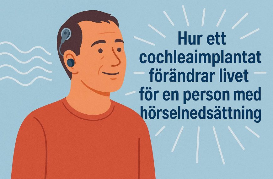 Hur en cochleaimplantat förändrar livet för en person med hörselnedsättning