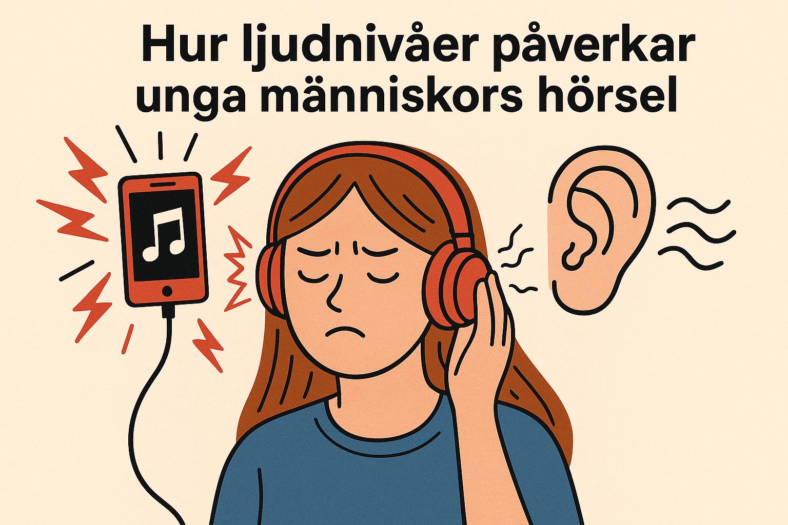 Hur ljudnivåer påverkar unga människors hörsel