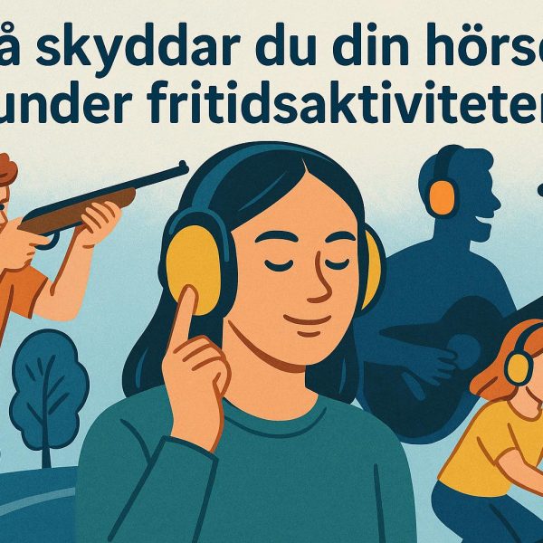 Så skyddar du din hörsel under fritidsaktiviteter