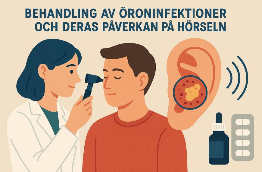 Behandling av öroninfektioner och deras påverkan på hörseln