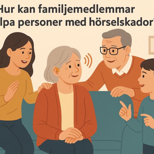 Hur kan familjemedlemmar hjälpa personer med hörselskador?