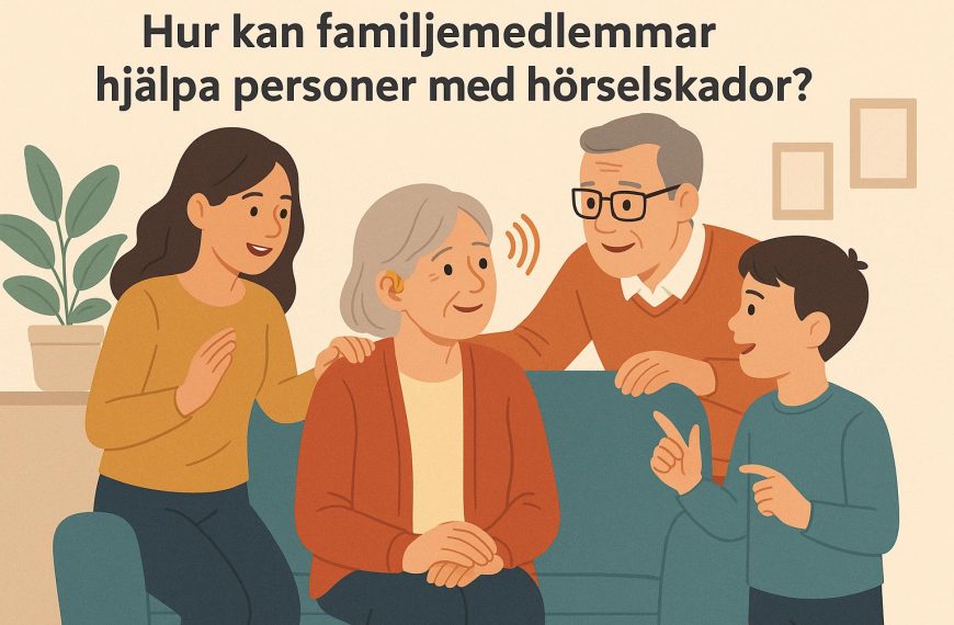 Hur kan familjemedlemmar hjälpa personer med hörselskador?