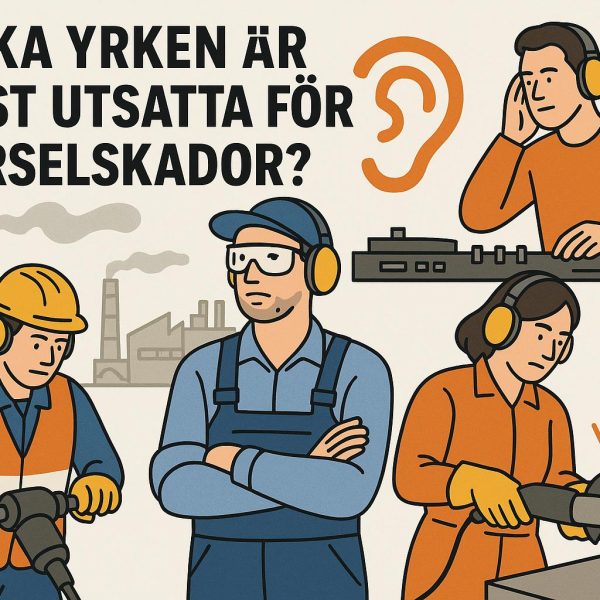 Vilka yrken är mest utsatta för hörselskador?