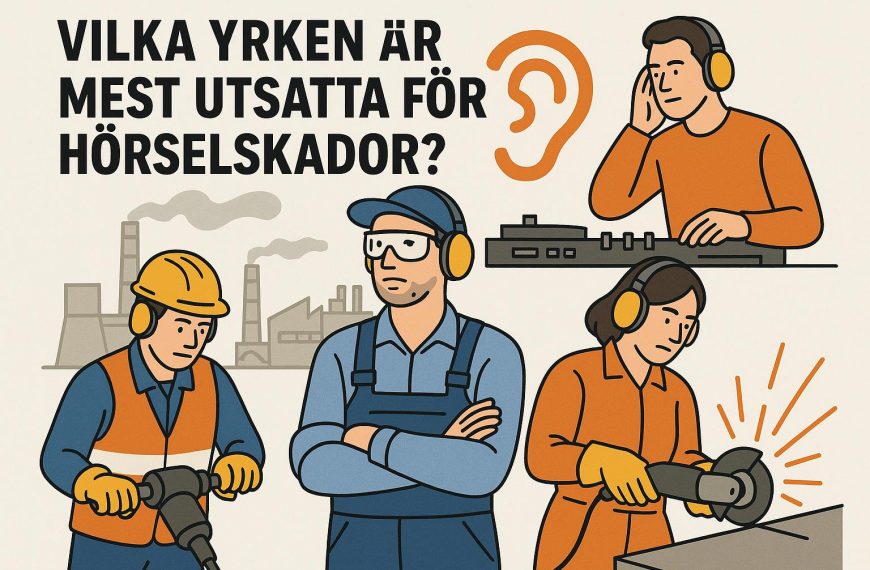 Vilka yrken är mest utsatta för hörselskador?