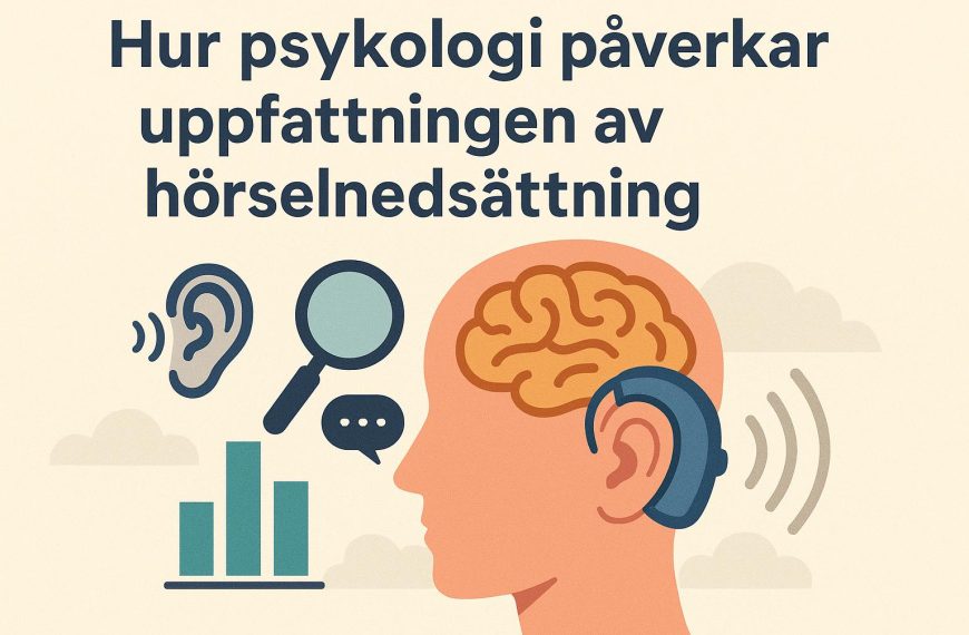 Hur psykologi påverkar uppfattningen av hörselnedsättning