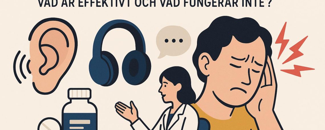 Tinnitusbehandlingar: Vad är effektivt och vad fungerar inte?