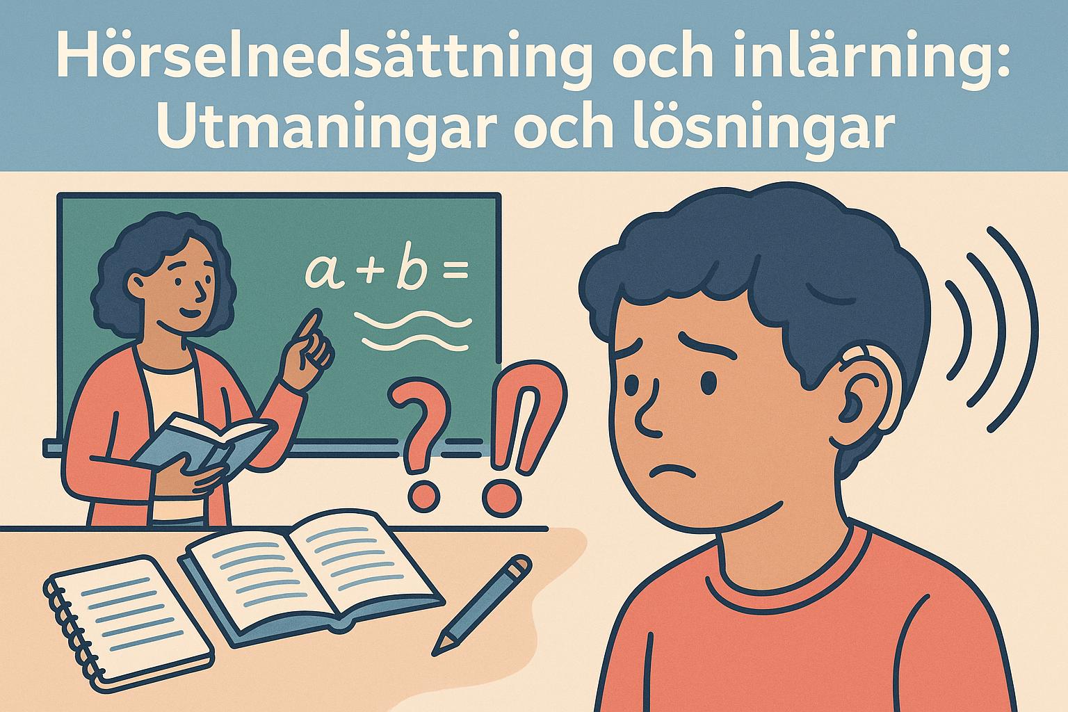 Hörselnedsättning och inlärning: Utmaningar och lösningar