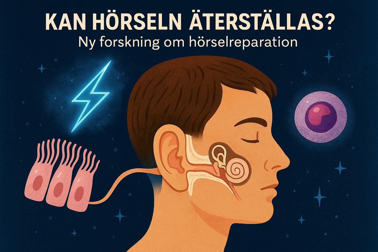 Kan hörseln återställas? Ny forskning om hörselreparation