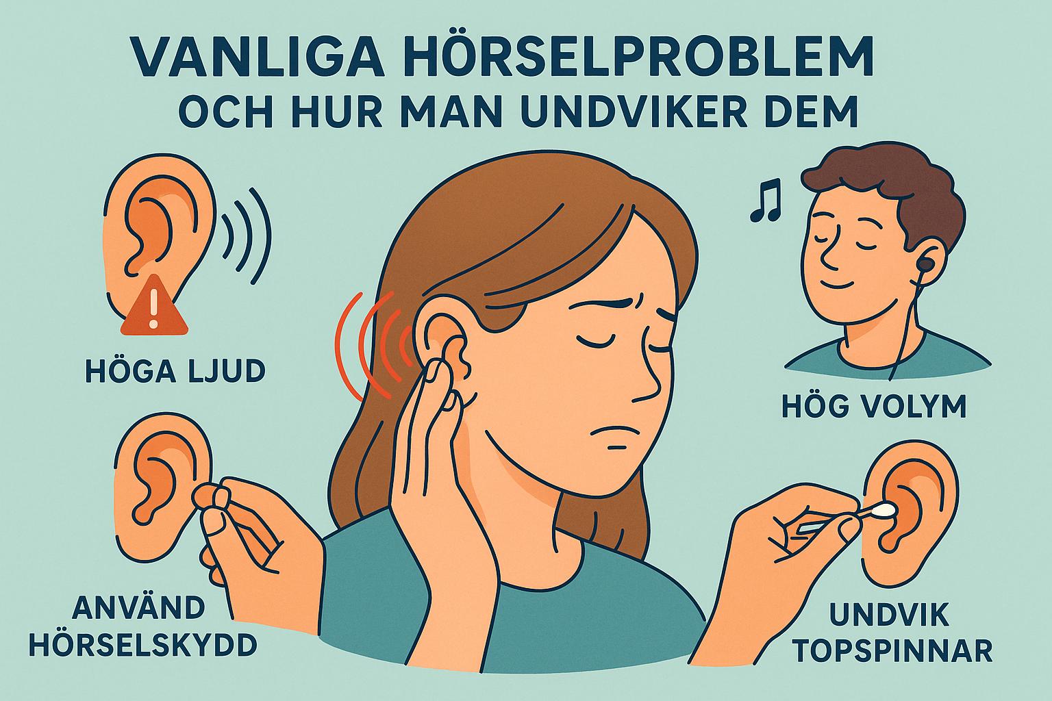 Vanliga hörselproblem och hur man undviker dem