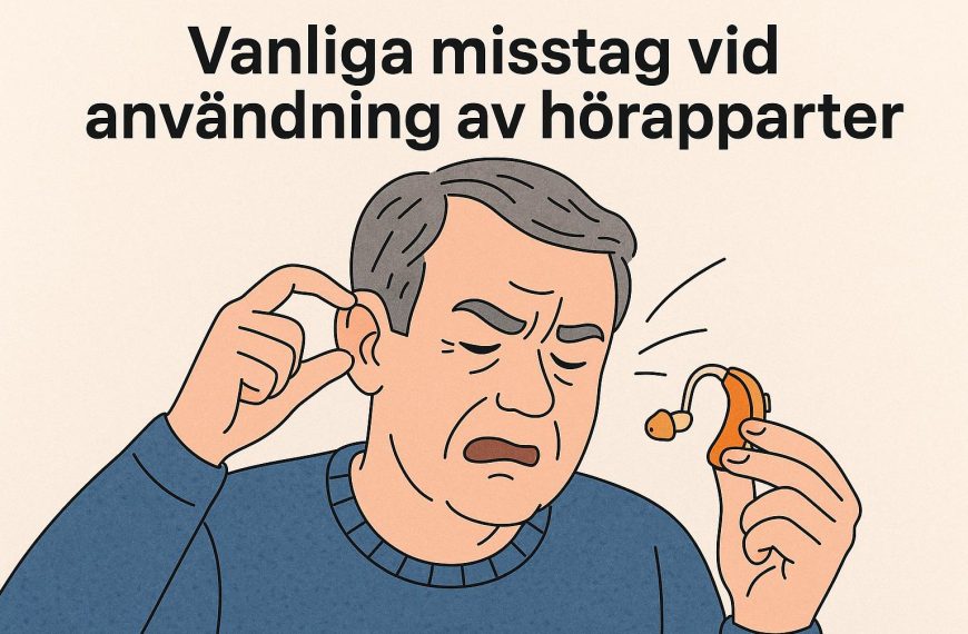 Vanliga misstag vid användning av hörapparater