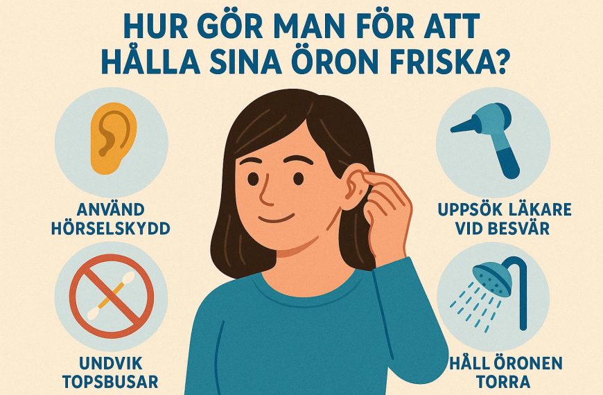 Hur gör man för att hålla sina öron friska?