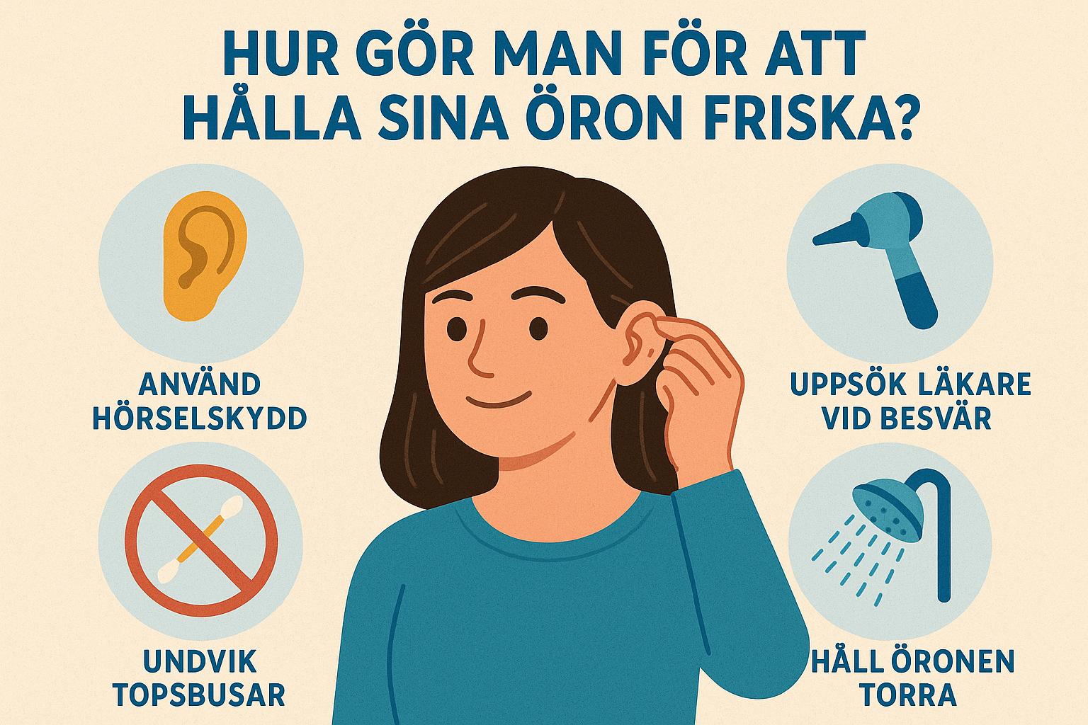 Hur gör man för att hålla sina öron friska?
